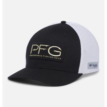 Columbia Muške Kape - PFG Mesh Ball XXL Crne | KYET-69730